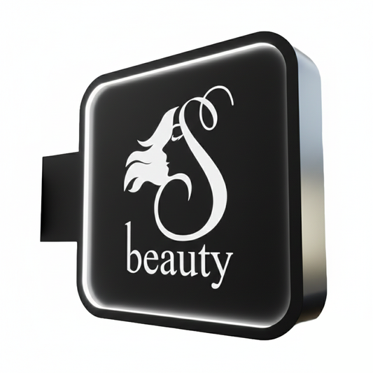 Créez votre enseigne lumineuse double face sur mesure. Design personnalisé, fabrication à la demande, rendu premium.
Create a custom double-sided illuminated sign. Personalized design, made to order, premium quality.