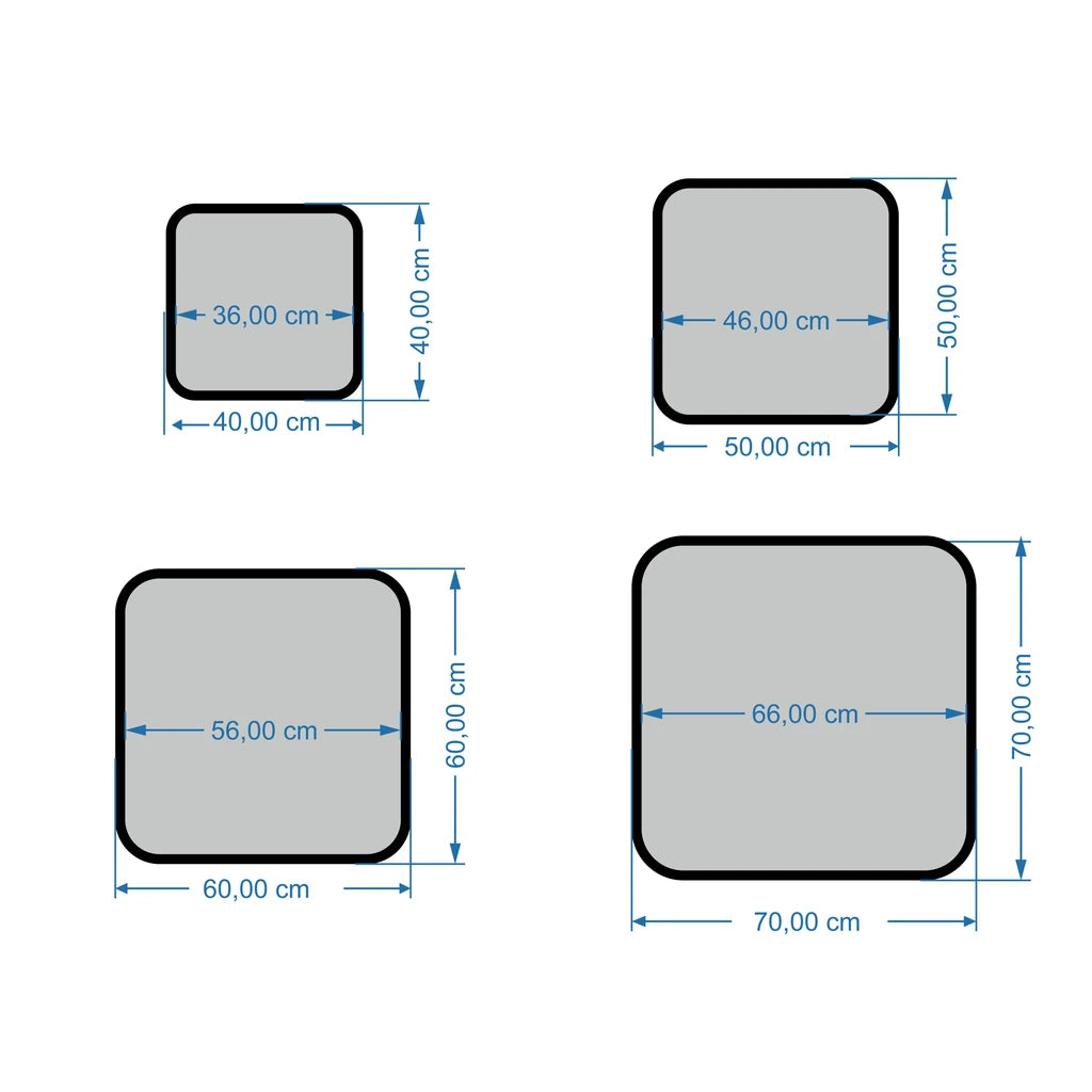 GALAXY Carré simple face